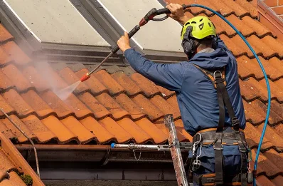 Démoussage et hydrofuge de toiture à Étreval